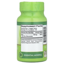 Nature's Truth, цинк, в хелатной форме, 50 мг, 100 таблеток