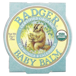 Badger Company, Детский бальзам, ромашка и календула, 0,75 унции (21 г)