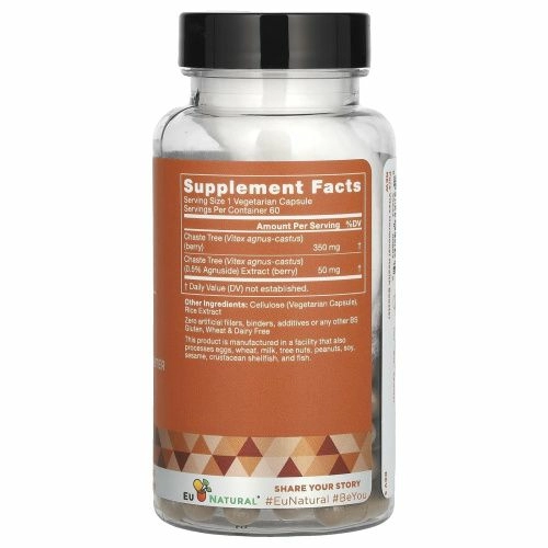 Eu Natural, Vitex, 400 мг, 60 вегетарианских капсул