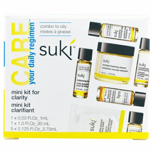Suki Inc., Care, ваш ежедневный режим, мини набор для ясности, 7 шт в комплекте
