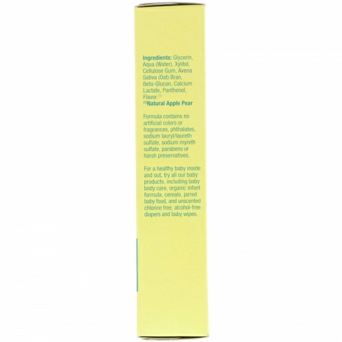 Earth's Best, Toothpaste - Apple & Pear, 1.6 oz