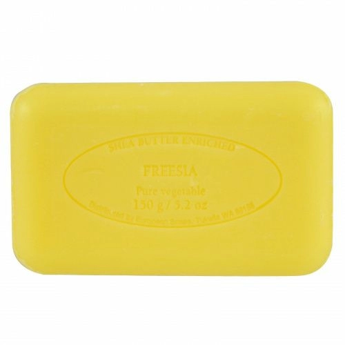 European Soaps, Pre de Provence, кусоковое мыло, фрезия, 5,2 унций (150 г)