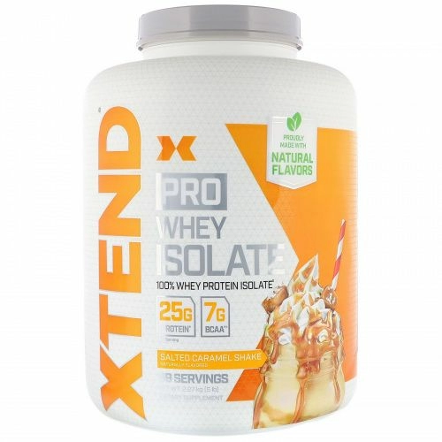 Scivation, Xtend Pro, сывороточный изолят, соленый карамельный шейк, 5 фунтов (2,27 кг)