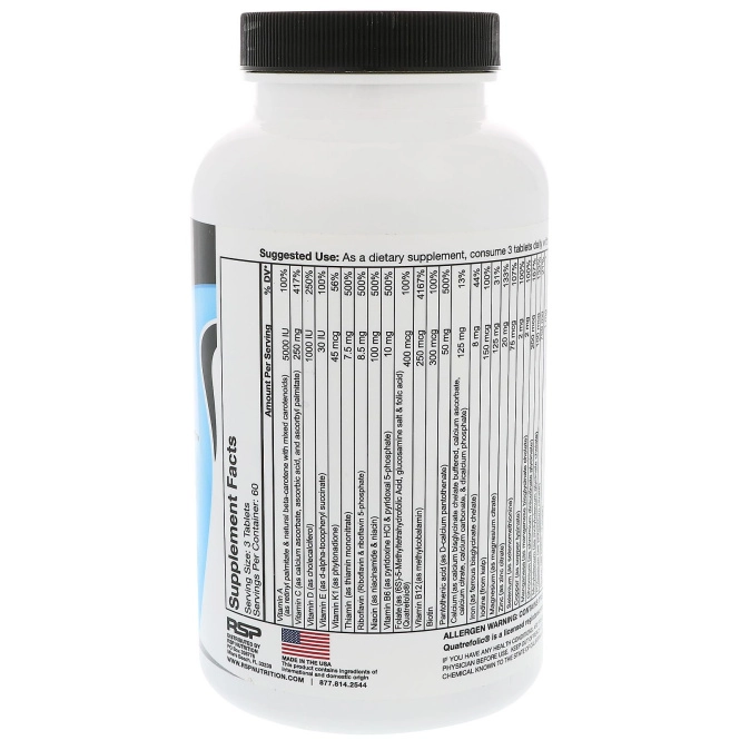 RSP Nutrition, Продвинутый мультивитаминный комплекс Bio Vite, 180 таблеток