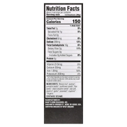 Mary's Gone Crackers, органические крекеры из суперсемена, морские водоросли и черный кунжут, 113 г (4 унции)