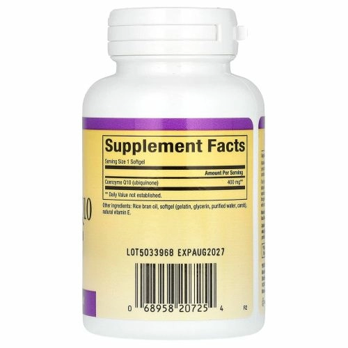 Natural Factors, Кофермент Q10, 400 мг, 60 мягких капсул