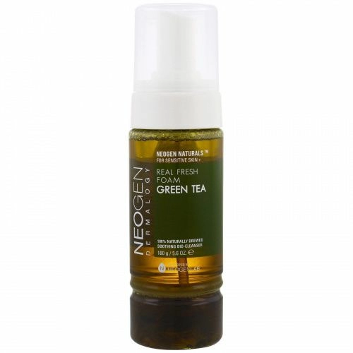Neogen, Real Fresh, освежающая пенка, зеленый чай, 160 г (5,6 унции)