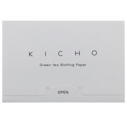 Kicho, Промокательная бумага с зеленым чаем, 50 штук