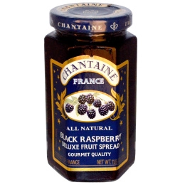 Chantaine, Deluxe Fruit Spread, чёрная малина, 325 г