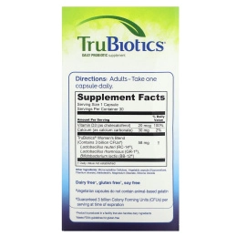 TruBiotics, Здоровье пищеварительной системы, влагалища и костей для женщин, 30 вегетарианских капсул