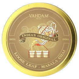 Vahdam Teas, рассыпной чай масала, оригинальный подарочный набор из Индии, 1 жестяная банка
