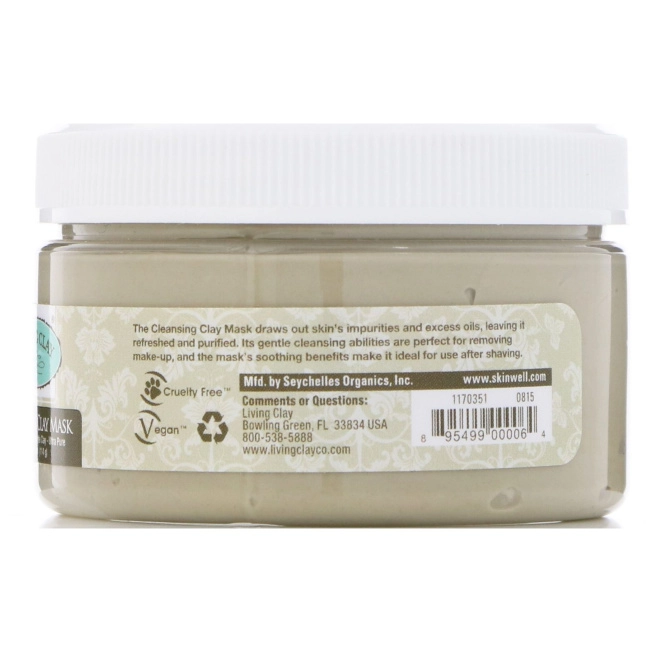 Living Clay, Очищающая глиняная маска, 114 г
