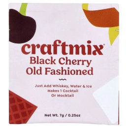 Craftmix, Old Fashioned, черная вишня, 12 пакетиков, по 7 г (0,25 унции)
