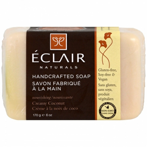 Eclair Naturals, Мыло ручной работы, сливочный кокос, 6 унций (170 г)