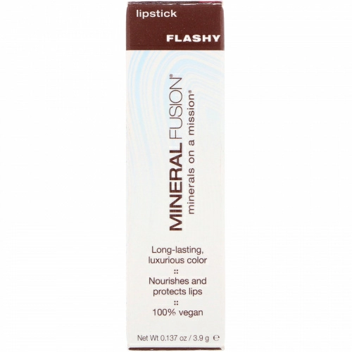Mineral Fusion, Lip Stick, Flashy, 0.137 oz (3.9 g)