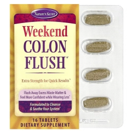 Nature's Secret, Weekend Colon Flush®, 16 таблеток