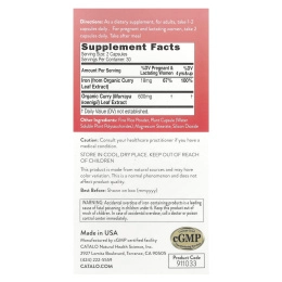 CATALO, Женское вегетарианское железо, 60 вегетарианских капсул