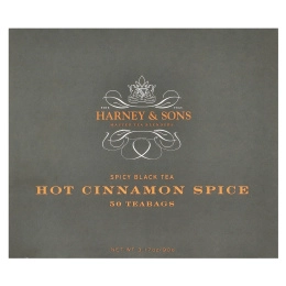Harney & Sons, Пряный черный чай, горячая корица, 50 чайных пакетиков, 90 г (3,17 унции)