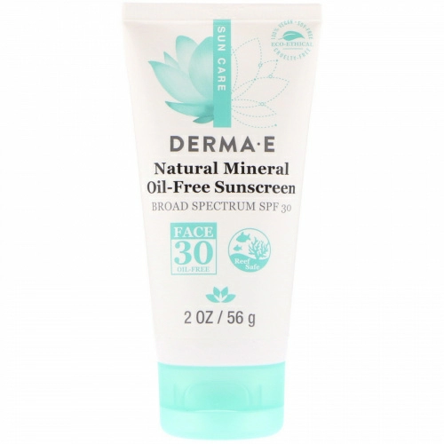 Derma E, Natural Mineral Oil-Free Sunscreen, SPF 30, 2 oz (56 g)