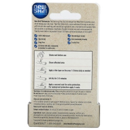 New Skin, Liquid Bandage, средство для защиты кожи, растительные ингредиенты, 10 мл (0,3 жидк. унц.)