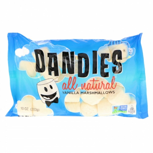 Dandies, Полностью натуральный ванильный зефир, 283 г