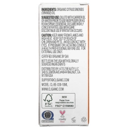 Cliganic, 100% чистое эфирное масло, апельсин, 10 мл (0,33 жидк. Унции)