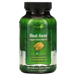 Irwin Naturals, Bloat-Away, диуретик 60 жидких гелевых капсул