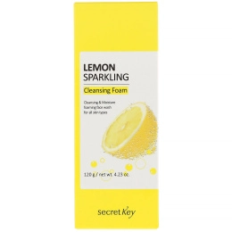 Secret Key, Газированная очищающая пена с лимоном, 120 г