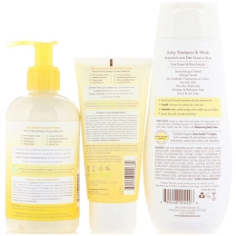 Babo Botanicals, Подарочный набор для новорожденного, с овсяным молочком и календулой, из 3 частей