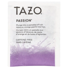 TAZO, Herbal Tea, Passion, без кофеина, 20 чайных пакетиков, 52 г (1,8 унции)