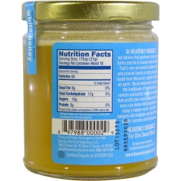 Heavenly Organics, 100% органический сырой белый мед, 12 унций (340 г)
