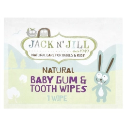 Jack n' Jill, Натуральные влажные салфетки для десен и зубов младенца, 25 салфеток в индивидуальных упаковках