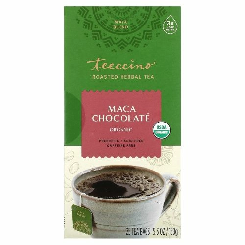 Teeccino, Обжаренный травяной чай Мака Шоколад 25 шт