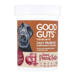 Fidobiotics, Good Guts, Coconut Peanut Butter, Daily Probiotic, 12 Billion CFUS, For Big Mutts, 1.4 oz (40 g)