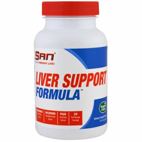 SAN Nutrition, Формула для поддержки работы печени, 100 вегетарианских капсул