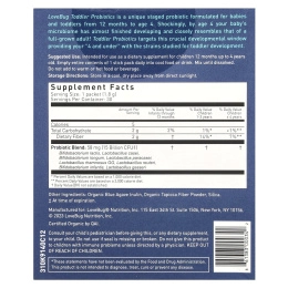 LoveBug Probiotics, пробиотики для детей в возрасте от 1 года до 4 лет, 15 млрд КОЕ, 30 порций в индивидуальных стик-пакетах по 1,8 г (0,06 унции)