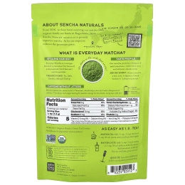Sencha Naturals, Organic Everyday Matcha™, 113 г (4 унции)