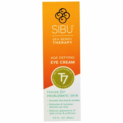 Sibu Beauty, Омолаживающий антивозрастной крем для глаз с облепихой, 5 жидких унций (15 мл)
