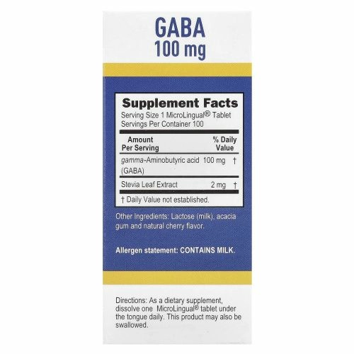 Superior Source, GABA, 100 мг, 100 мгновенно растворяющихся микротаблеток