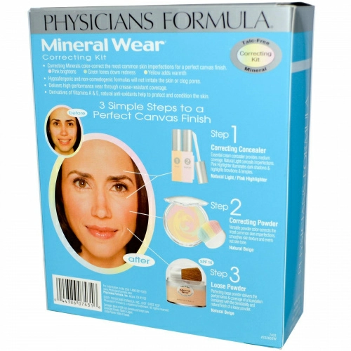 Physicians Formula, Mineral Wear, набор корректирующих средств, средний