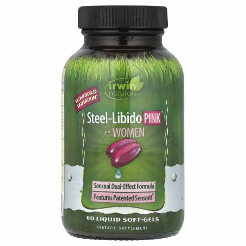 Irwin Naturals, Steel-Libido розовый для женщин 60 софтгелей