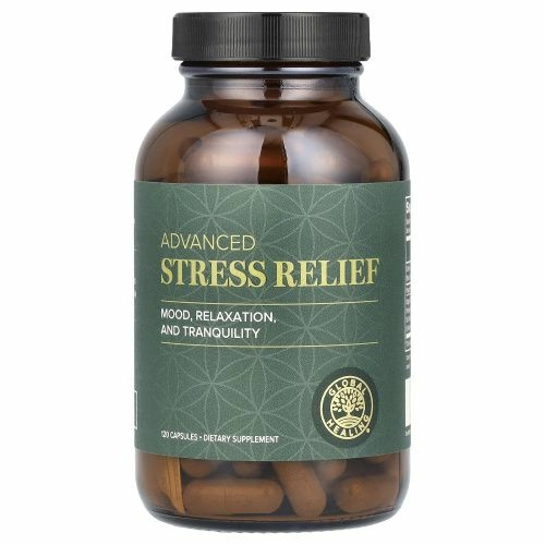 Global Healing, улучшенное средство для снятия стресса, 120 капсул