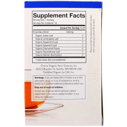 Choice Organic Teas, "Отдых гарантирован", органический чай от бессонницы, 16 чайных пакетиков, 0,90 унции (25,6 г)