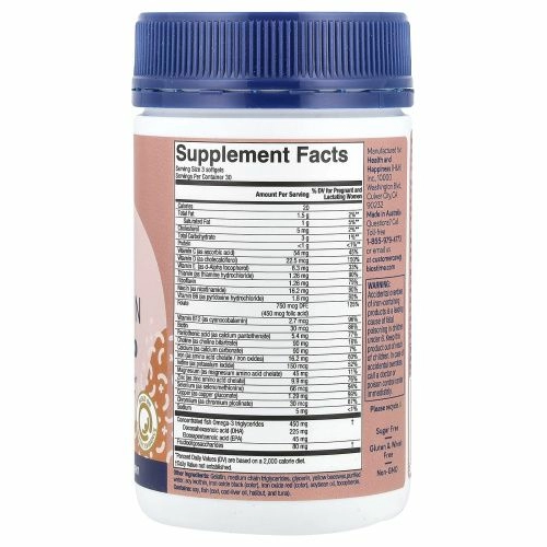 Biostime, MamaBiotic PLUS ™, улучшенные пренатальные мультивитамины, 90 мягких капсул