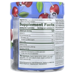 MegaFood, Мелатонин, ягодный, 54 жевательных мармеладки