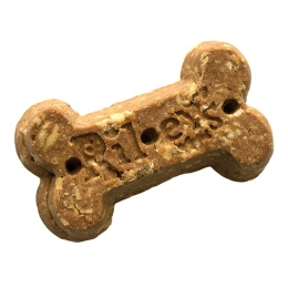 Riley’s Organics, Угощение для собак, Большая кость, Арахисовое масло & меласса, 5 унций (142 г)