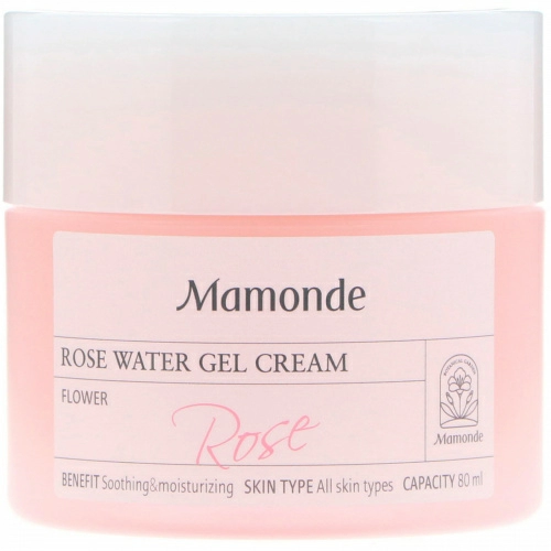 Mamonde, Гелевый крем с розовой водой, 80 мл