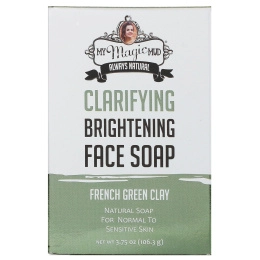 My Magic Mud, Clarifying Brightening Face Soap, French Green Clay, 3.75 oz (106.3 g)