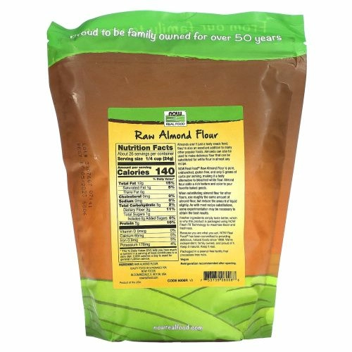 Now Foods, Real Food, Миндальная мука, 22 унций (624 г)