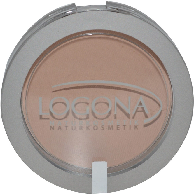 Logona Naturkosmetik, Пудра для лица средне-бежевого оттенка 02, 10 г